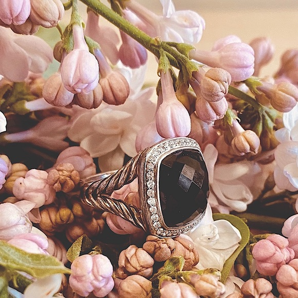 David Yurman - Albion Ring w Black Onyx & Diamonds - Picture 2 of 10